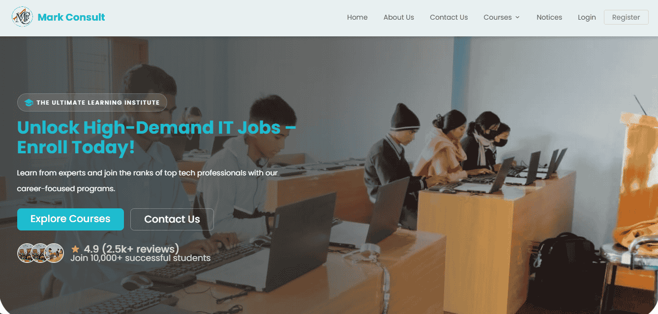 Mark Consult website